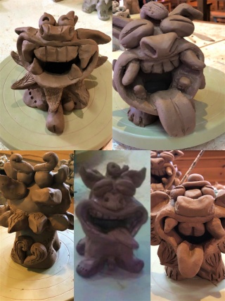 手作りシーサー